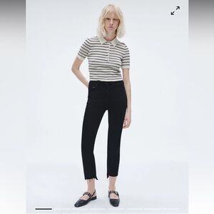 NEW WITH TAGS: Rag & Bone Wren ankle straight black jeans size 27